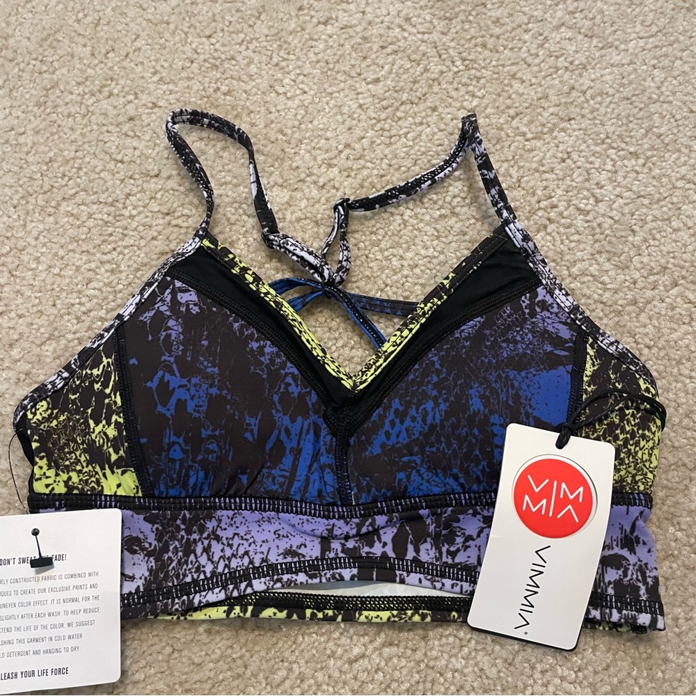 Vimmia NWT Printed Om Bra